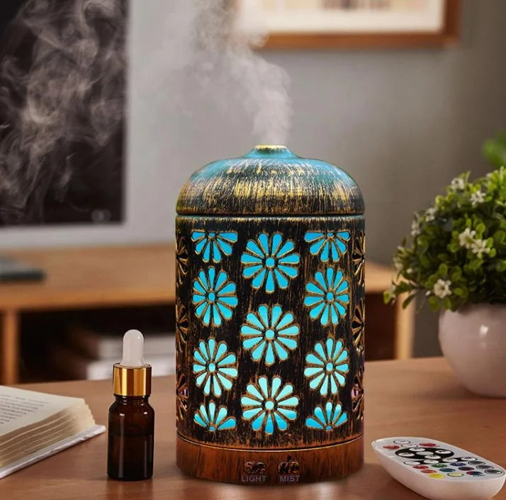 Retro Ultrasonic Diffuser:  Enhance Your Workspace with Aroma and Ambiance