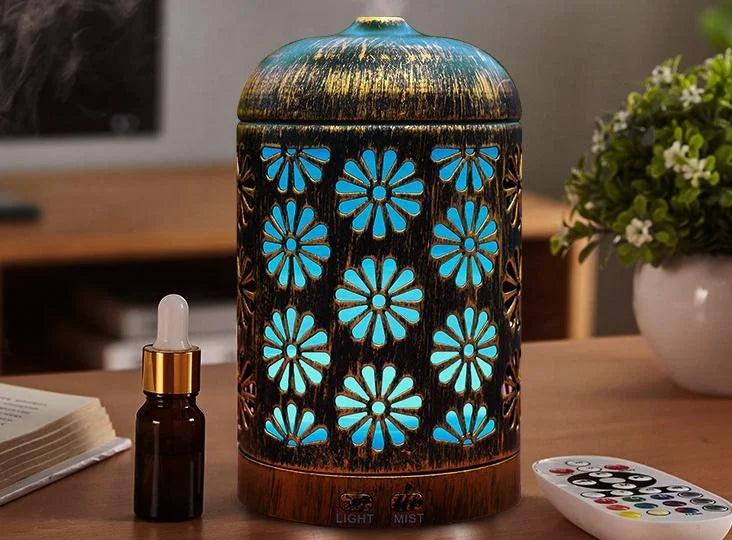 Retro Ultrasonic Diffuser:  Enhance Your Workspace with Aroma and Ambiance