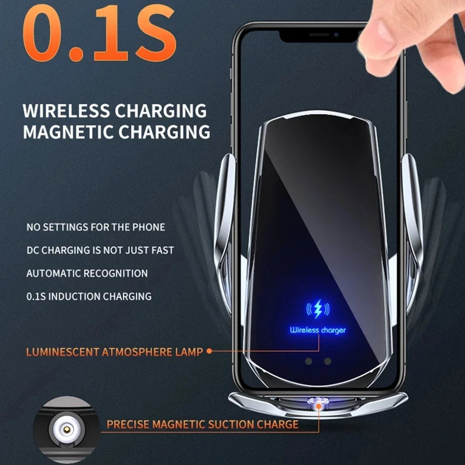 30W Car Wireless Charger- Supporto Magnetico con Ricarica Rapida Valentina Essentials